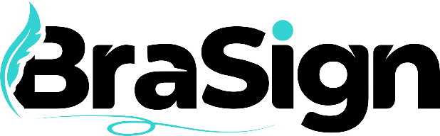 Logotipo da BraSign - Plataforma de Assinatura Eletrônica
